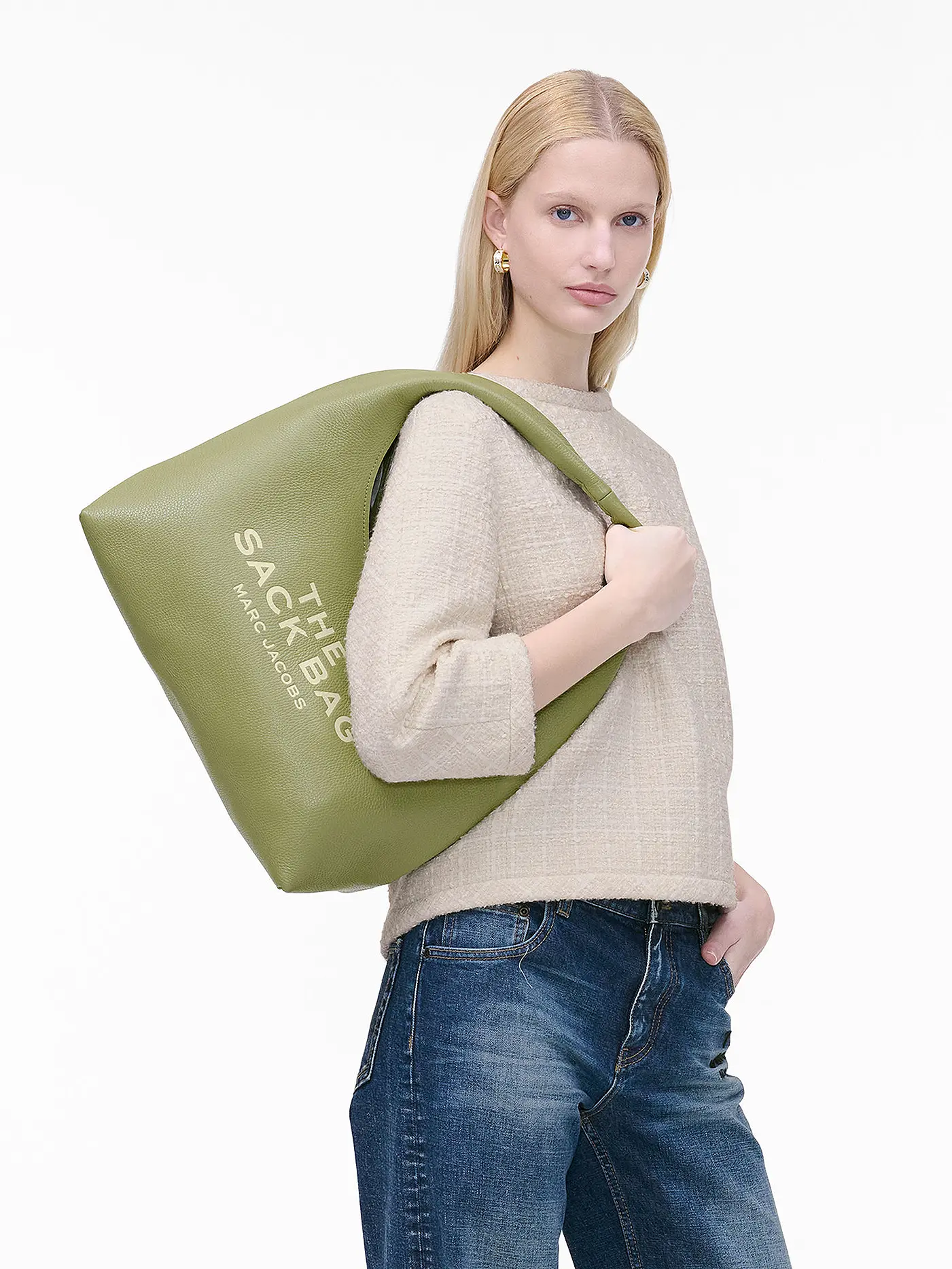 MARC JACOBS | Ledertasche - Umhängetasche THE SACK BAG | 